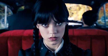 Wednesday Addams In Car